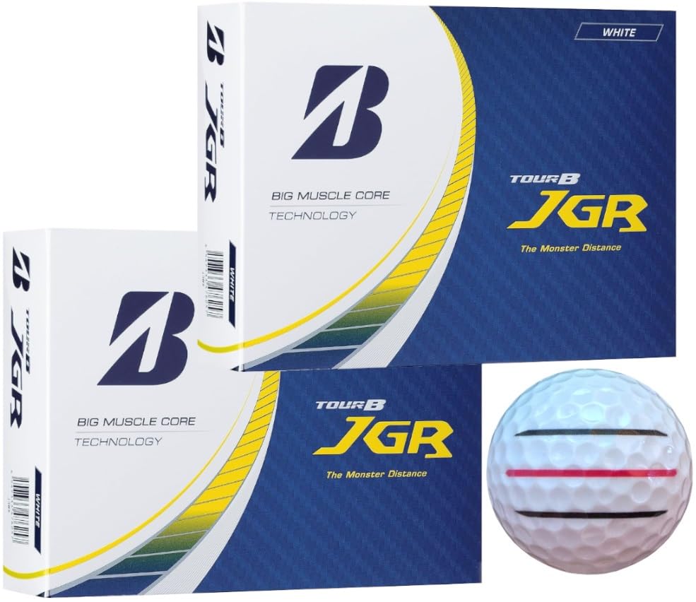 

Мяч для гольфа TOUR B JGR 2023 модель с 3 линиями дюжина [Hapiraki_Golf Line] (2 белых)