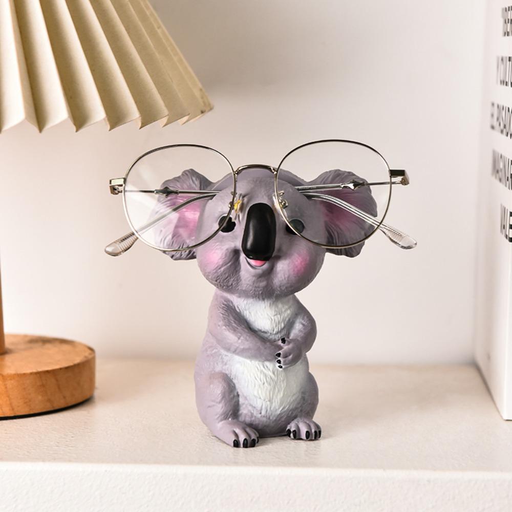 Funny Resin Eyeglass Holder Koala Animal Spectacles Holder Sunglass Display Stand Office Decor