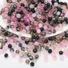 Multicolor Flat Bead Set: DIY Bracelet Spacer & Crystal Glass Beads In 4/6/8 Sizes