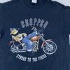 Vintage Popeye Chopper Strong To the Finish T-Shirt Medium Motorcycle Biker 90s