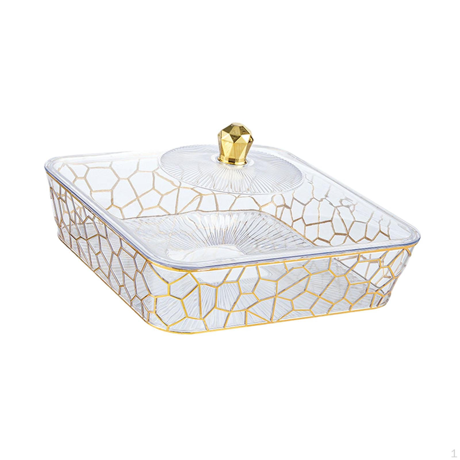 

Food Storage Tray with Lid for Events And Gatherings Clear and Large
