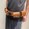Buckle Chest Bandolier Wide Pouch Fashion Waist Bag  for Women