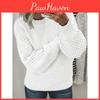 Neck Round Womens Sweater Casual Long Sleeved Ribbed Texture Soft And Comfortable Spring And Autumn Clothing Round Neck Sweater Texture