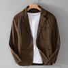 Men's Slim-Fit Corduroy Jacket, Versatile Autumn Business Casual W806