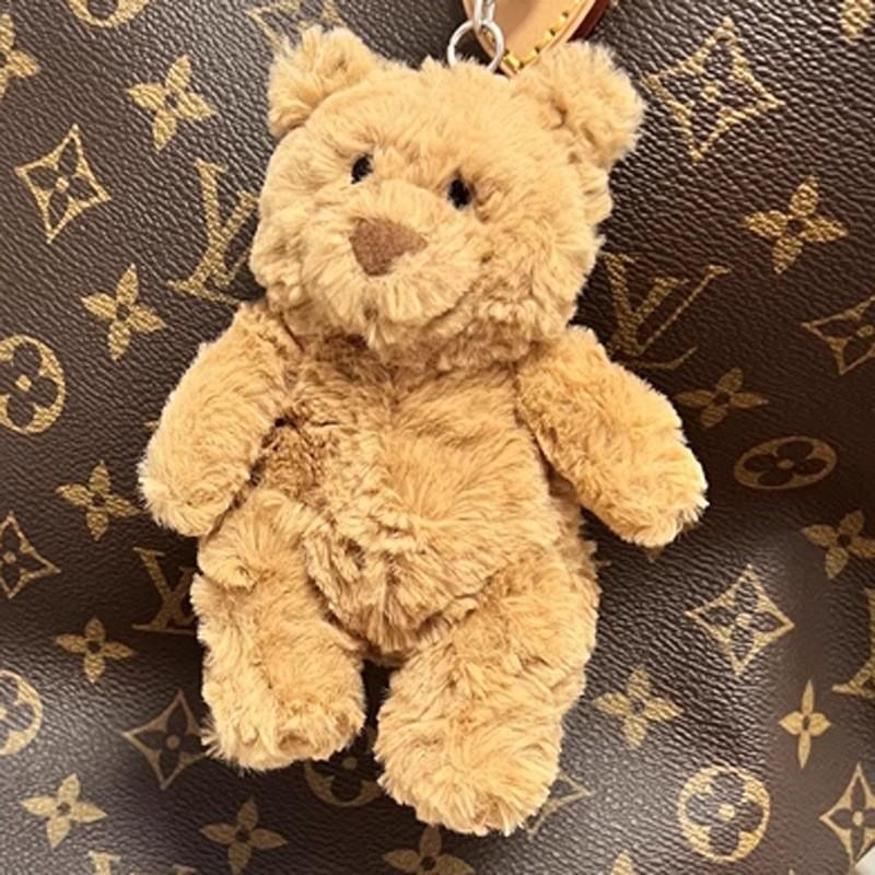 Penguin Cartoon Rabbit Football Shaped Plush Doll Pendant Keychain Birthday Gift