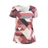 Women's Round Neck Short Sleeve Printed Casual T-shirt