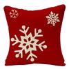 Christmas 40pcs Linen Pillowcase Festive Home Sofa Decoration Pillow Cushion Cover