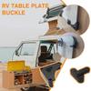 Auto Hide Table Legs For Car Travel Trailer RV Supplies Complete Table Board Buckle Trailer Folding Outdoor Table Cabinet Tools