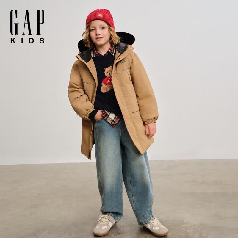 Gap Boy s Windproof Water-Repellent Hooded Down Jacket 130/64