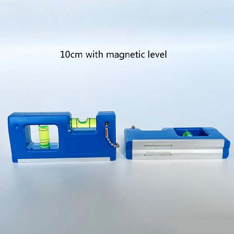 Magnetic Small Pocket Level Tool with Two Bubble & Keychain Hook Spirit Leveler