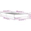 VidaXL Bed Frames, Single Bed with Slatted Base, Adult Bed, Bedroom Furniture, Modern, White 90x200 Cm 839602