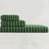 Premium Cotton Striped Towel Set Thick Absorbent Antibacterial Bath Hand Face Home Gym Travel