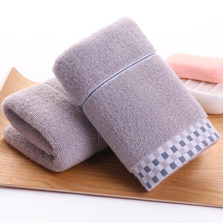 2pcs Towel Soft Towel Thickened Absorbent Universal Face Towel
