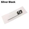 New ABS S Badge Car Rear Emblem Sticker for Cla45 C63 W212 E63 A45 Gla45 Styling Accessories