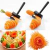 1PC Taglierina A Spirale Carota Ravanello Affettatrice di Patate Frutta Pelapatate Intagliare Fiore Dispositivo Da Cucina Taglierina di Verdure Affettatrice Strumento