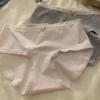 Relax: 7A Extended Pure Cotton Mid-Waist Soft Girls' Underwear - New Style Triangle Briefs