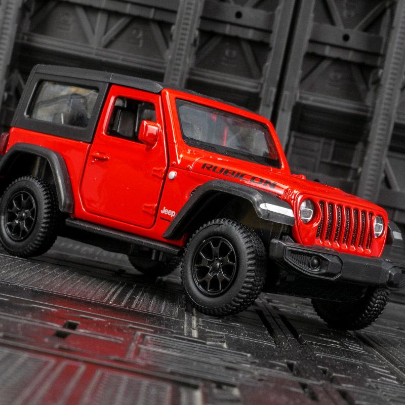 

CH554060 Wrangler Jeep Model with Sound, Light, and 2-Door Pull Back Feature