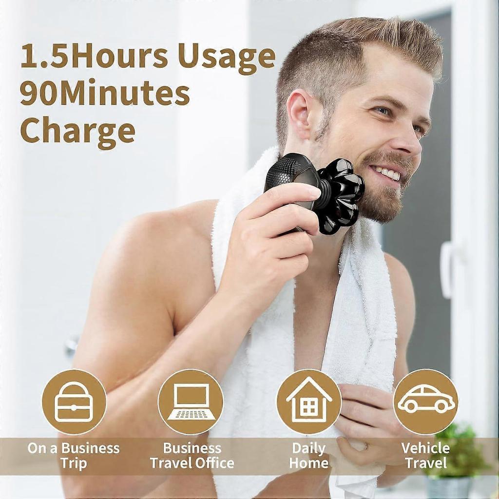 2026NewHead Shavers for Bald Men: 5-in-1 Upgraded Electric Razor - IPX7 Waterproof Shaving Grooming Kit for Balder - Turbo Speed & Precision Blades ( 