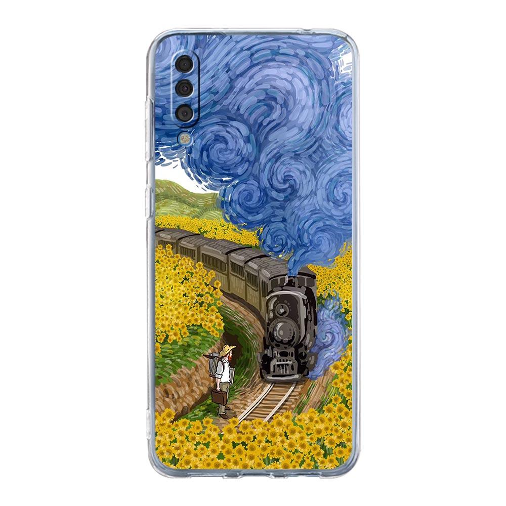 Art Aesthetic Van Gogh Starry Phone Case For Samsung Galaxy A52 A50 A70 A10 A30 A40 A20S A20E A02S A12 A22 A72 A32 5G A04s Cover