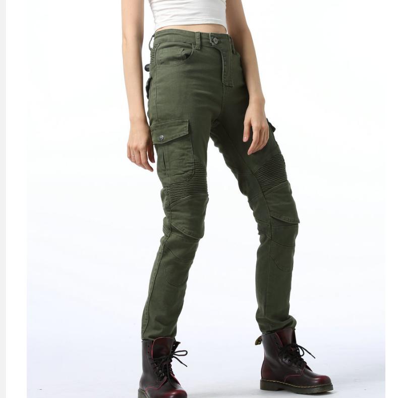 VOLERO+Kvinnelig ridder+Fritid Multi Bag Arbeidsdress Motorsykkelbukser+Motorsykkeljeans+Motorsykkelracingbukser