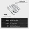 for Citroen Berlingo     K9 Peugeot Partner Rifter Opel Vauxhall Combo Chrome Door Handle Cover Car Accessories
