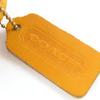 Excellent COACH Rare Color Old Coach Glove Leather One-Shoulder Bag Yellow 9047 Used