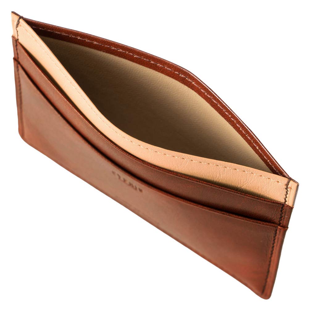 Cypris Slim Leather Card Thin Perfect Gift for Cha 8019 Case, Leather, Father's Day, Birthday, Boyfriend,