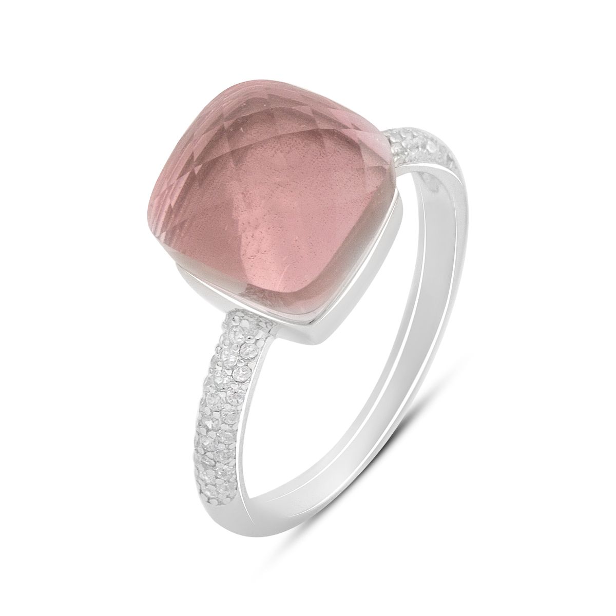

Silver ring with cubic zirconia, product weight 3.66 g (2177142) 18 білий