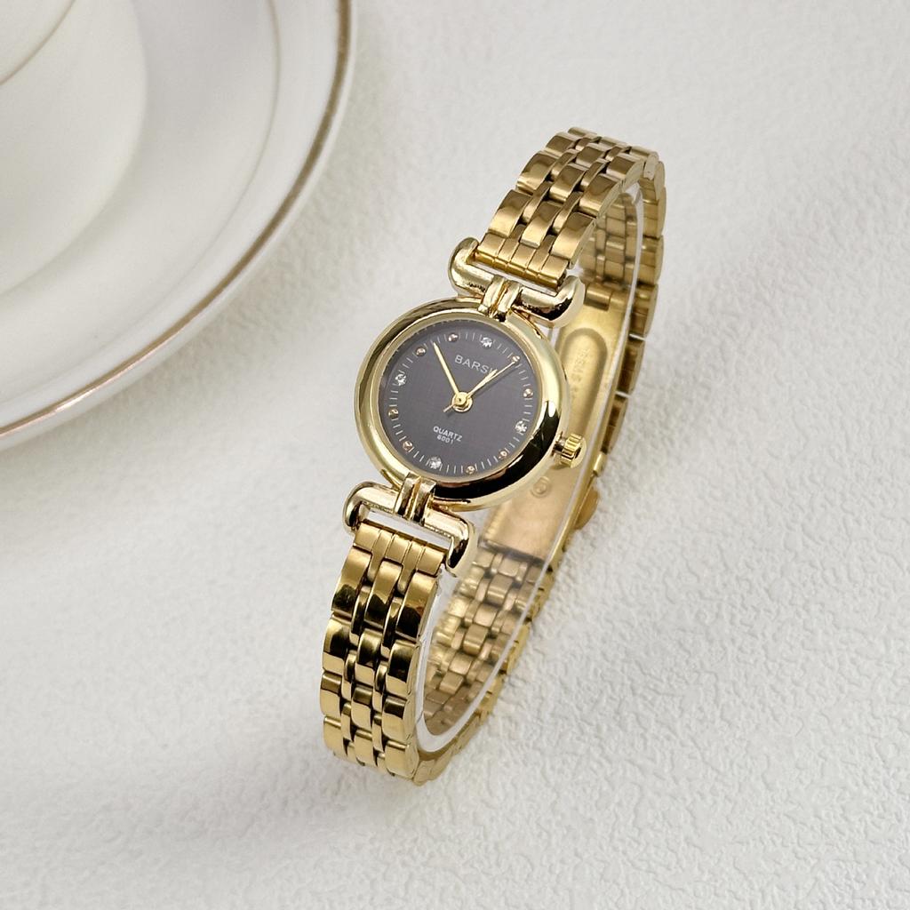 Luxury Gifts Women Watch Fashion Small Dial Gold Watches Stainless Steel Strap Quartz Wristwatches Dropshipping Clock Female