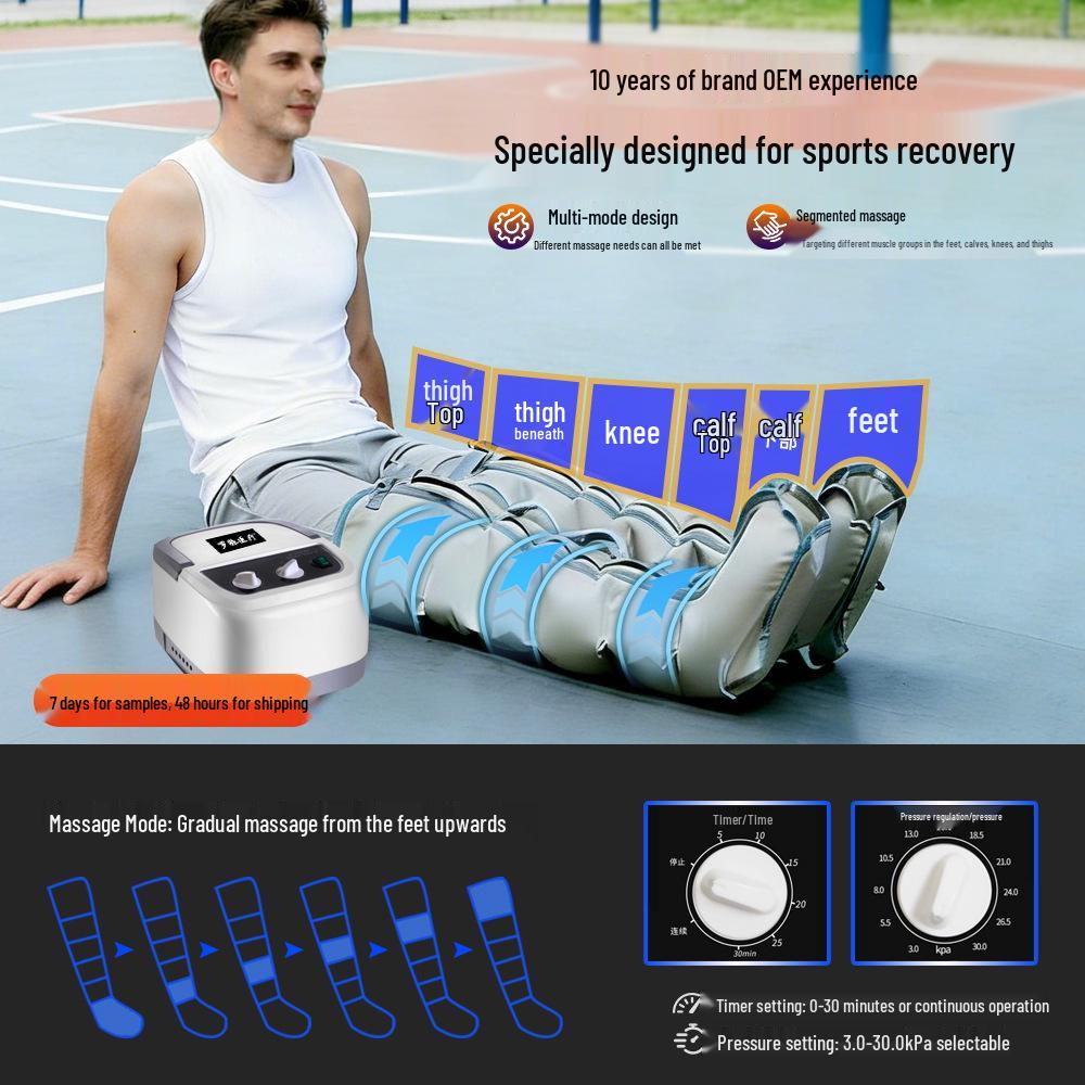 Air Wave Leg Massager: Cross-Border Pressure Therapy Device