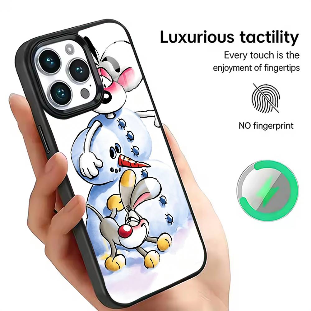 Cartoon D-Diddl Handyhülle Für iPhone 17,16,15,14,13,12,11 Plus,Pro Magnetisch mit Magsafe Kabellosem Laden