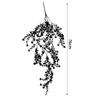 Black Artificial Vines Plants Plastic Leaf Fake Plants New Hanging Plants  Halloween Decoration