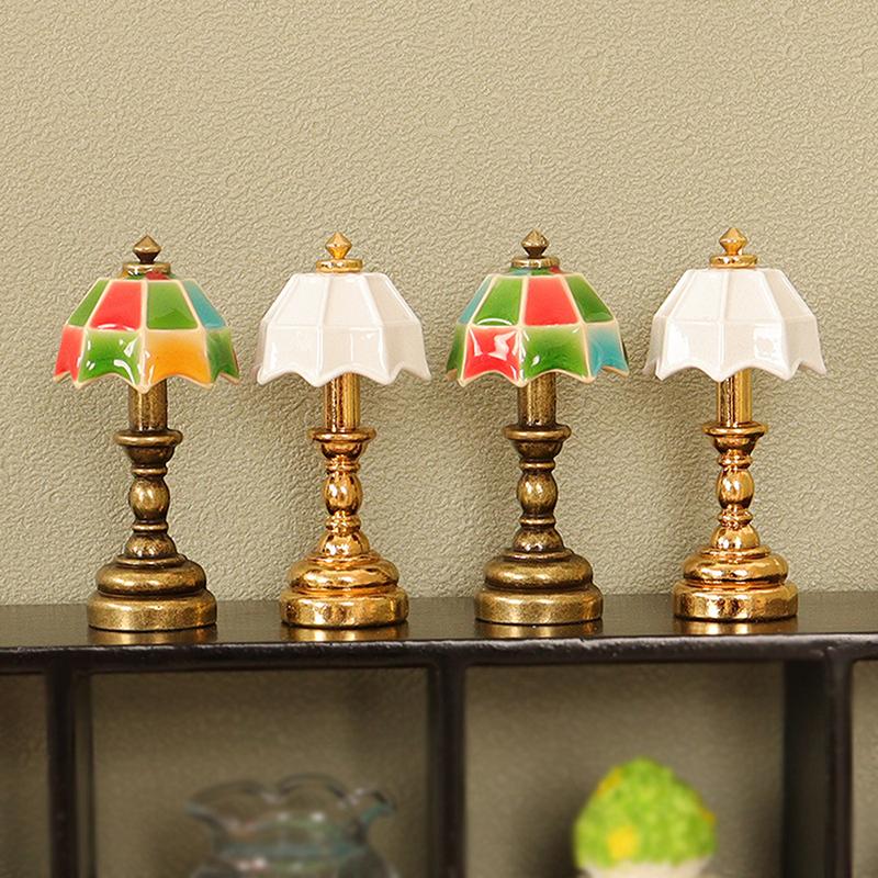 Doll House Mini Model Home Scene Diy Lamp Decoration Accessories Simulation Mini Decoration