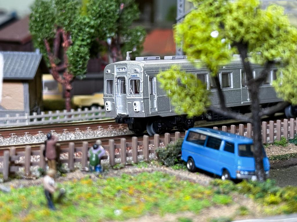Tomytec Railway Collection Tetsuro Tokyu Railway 7200 Series Toyoko Line Car Set Diorama Supplies 334378 Non-Air-conditioned 2-Car