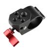 Double Thread 1/4 and 3/8Inch Compatible 30mm Clamp Holder for Camera Monitor Stabilizers Anti Shake Portable
