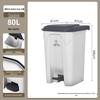 Alliance 80L Commercial Foot Pedal Trash Can
