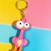 Cartoon Animal Big-Eyed Keychain: Giraffe & Lion King Pendant Gifts