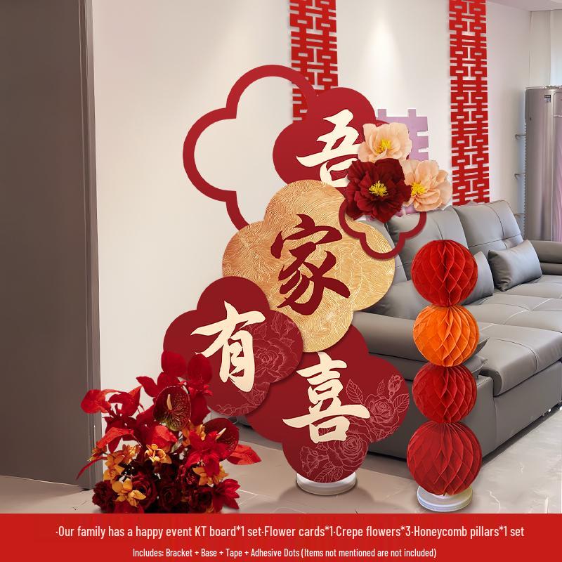 Wedding KT Board Pillar for Courtyard and Living Room Décor