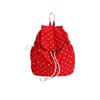 Girl Multiple Pockets Polka Dot Backpack Drawstring Lace-up Cloth Versatile Daypack Preppy Korean Lightweight Backpack Business