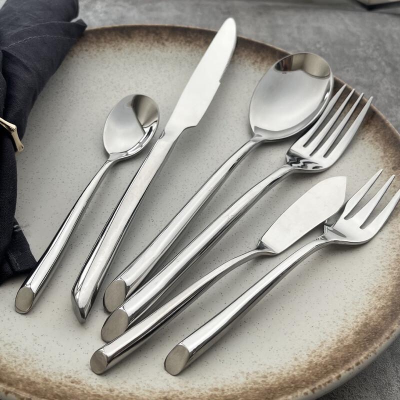 Changbaosen Stainless Steel Slanted Handle Cutlery