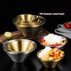 304 Stainless Steel Salad Mixing Bowl Korean Style Soup Fruit Bowls Ice Shaved Bowl  Kitchen