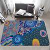 Australian Aboriginal Art Door Mat Washable Non-Slip Living Room Sofa Chairs Area Mat Kitchen Doormat Area Rug