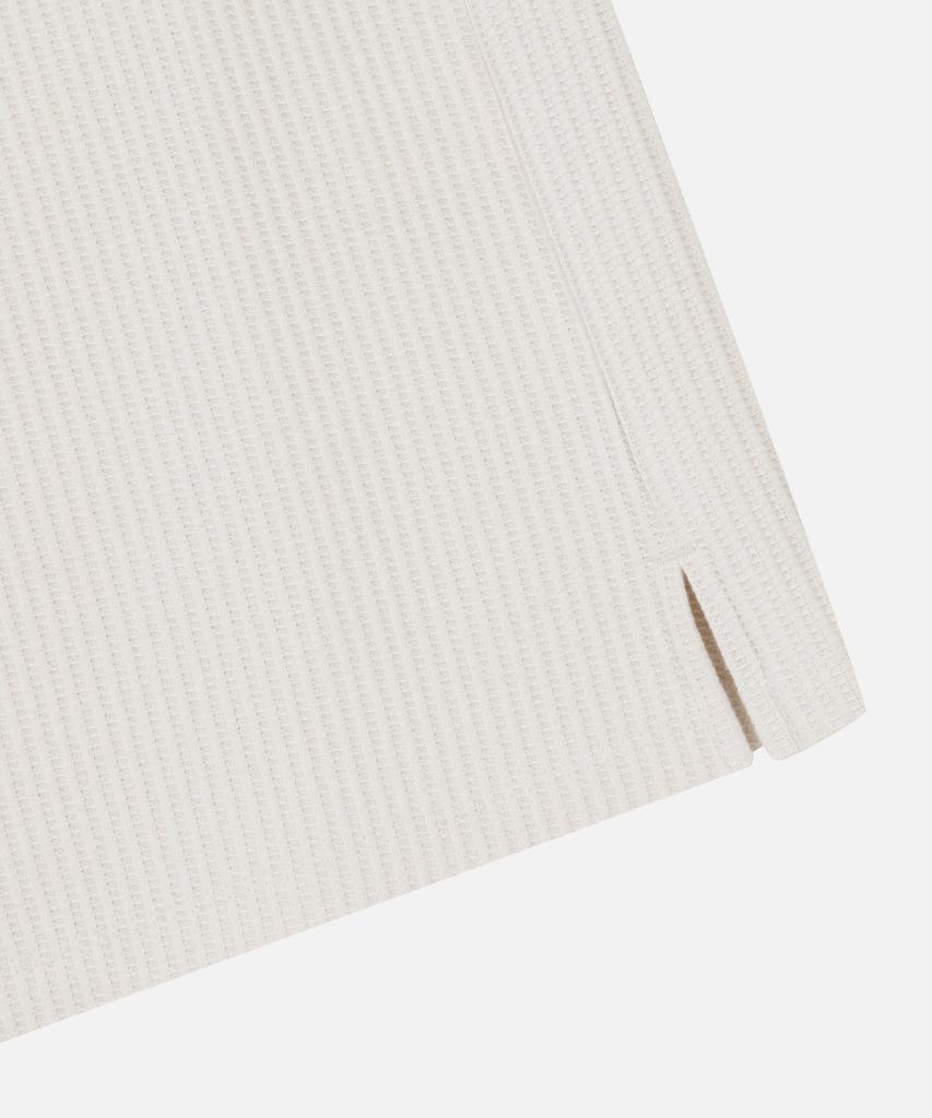 Keontempoleolieokauncheu Waffle Texture Oversized Polo Shirt Cream [Men'S]