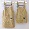 Fashion Strap Style Apron Waterproof Anti-fouling Nail Art Cafe Workwear Sleeveless Catering Waiter Work Clothes