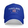 Thailandia FOND.1949 Krung Thep Maha Nakhon Capitale Cappellino da Baseball Unisex Adulto Logo Personalizzato Cappellino da Trucker Visiera Parasole Primavera Cappellini da Baseball