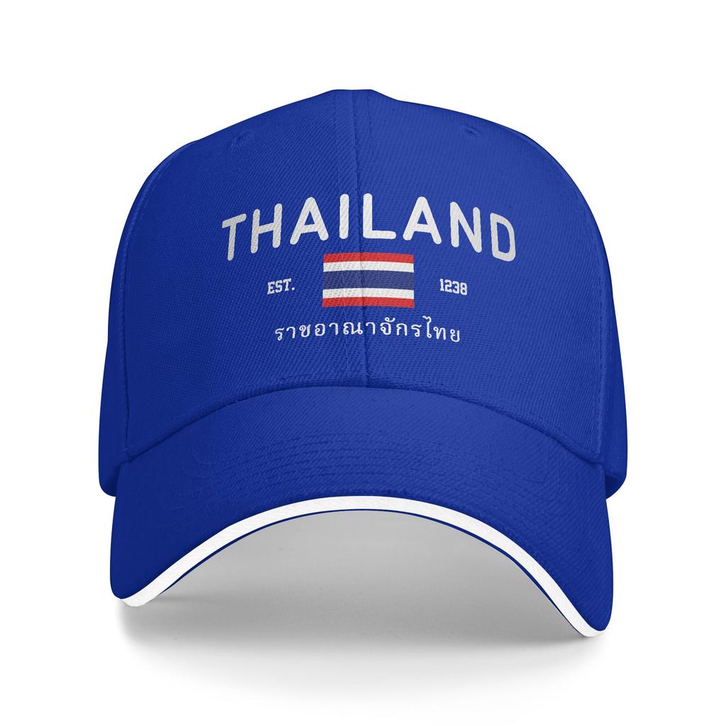 Thailandia FOND.1949 Krung Thep Maha Nakhon Capitale Cappellino da Baseball Unisex Adulto Logo Personalizzato Cappellino da Trucker Visiera Parasole Primavera Cappellini da Baseball