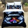 Set da letto stampato Fast & Furious set di biancheria da letto squisito set copripiumino copriletto set da letto lusso regalo di compleanno