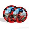 Ladybug Girl Theme Tableware Birthday Party Supplies Disposable Paper Plates Paper Cups Paper Towels Source Factory