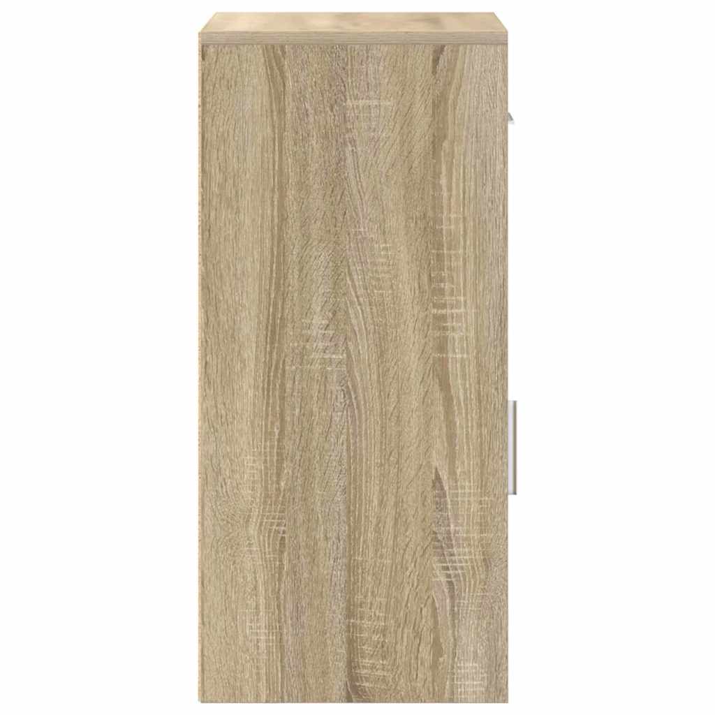 Sideboard with Drawers Sonoma Oak 38 x 34 x 75 cm