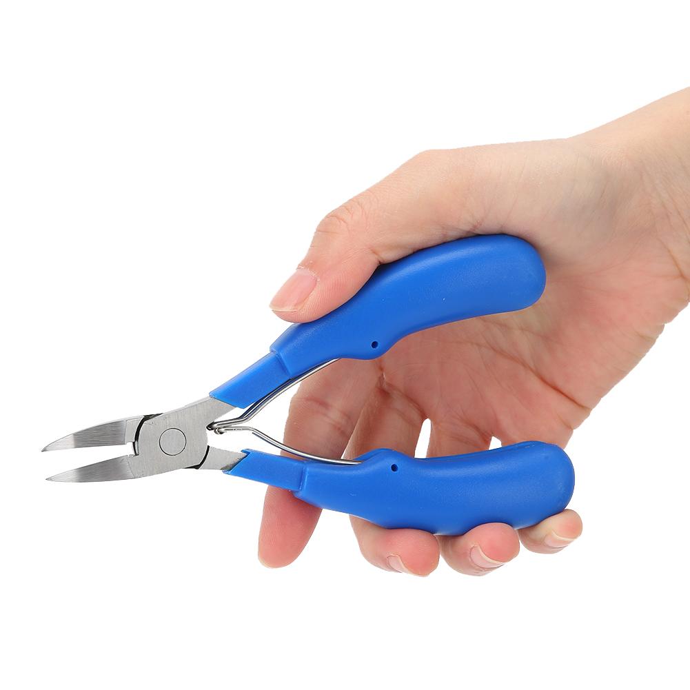 Stainless Steel Ingrown Toe Nail Clippers Fingernail Toenail Cuticle Scissors Pedicure Cutter
